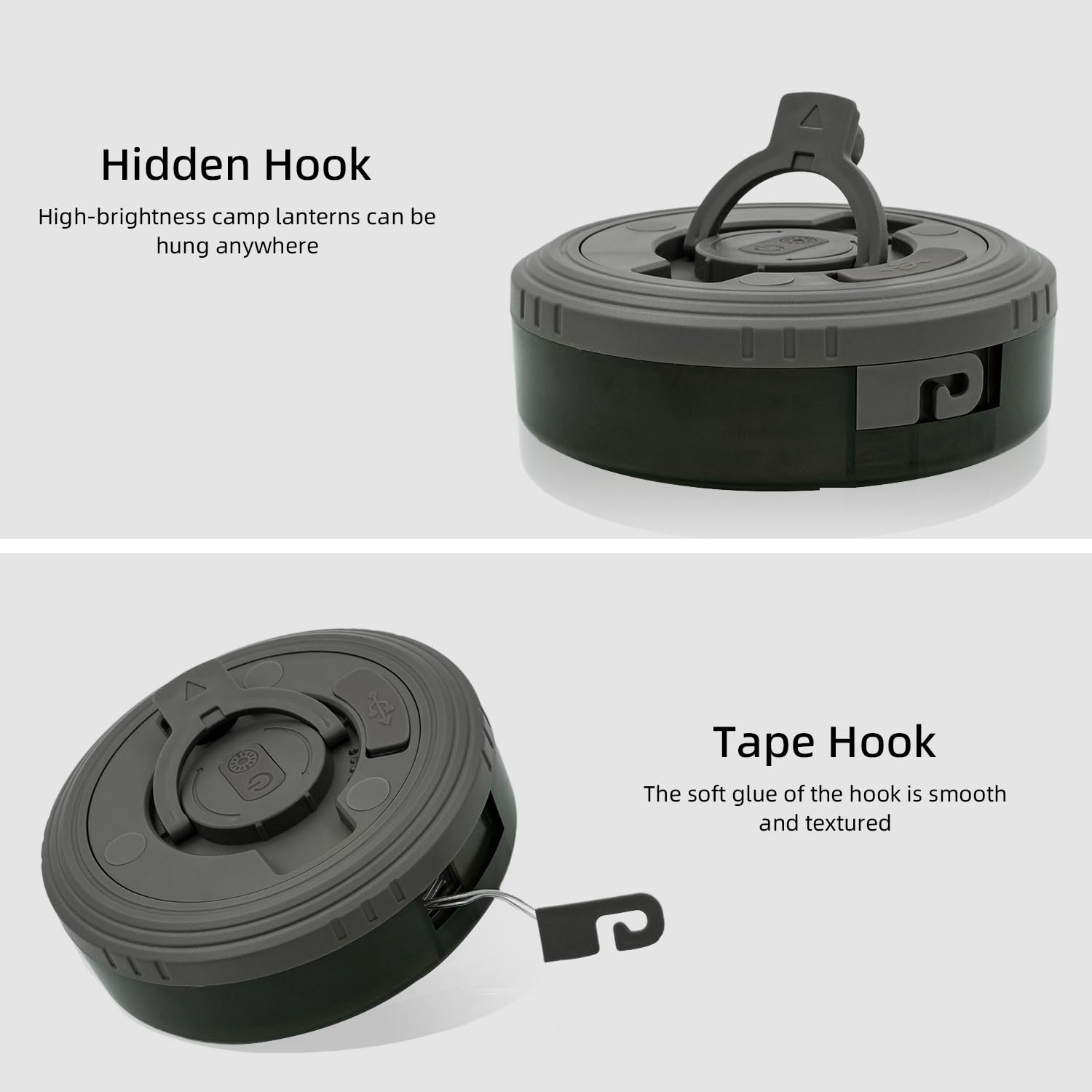 Mcbazel Camping String Lights,Retractable Camping String Fairy Lights Lanterns 12M/39.4FT with 10 Lighting Modes,120LED,2000mah USB Rechargeable,Multicolor & Warm Lighting for Outdoor/Indoor/Camping